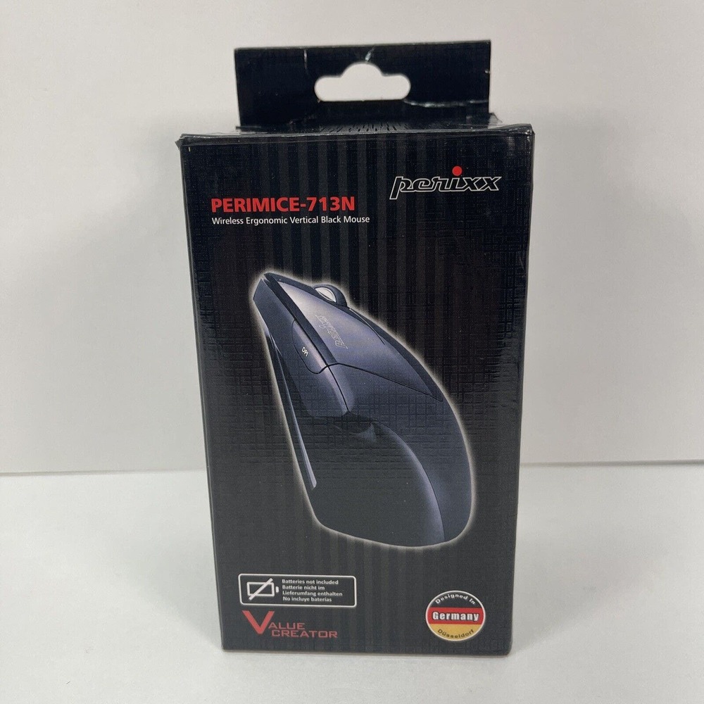 Perixx PERIMICE-713N Wireless 2.4G Optical Ergonomic Vertical Mouse